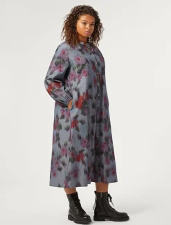 Abito lungo in denim chambray