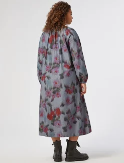 Abito lungo in denim chambray