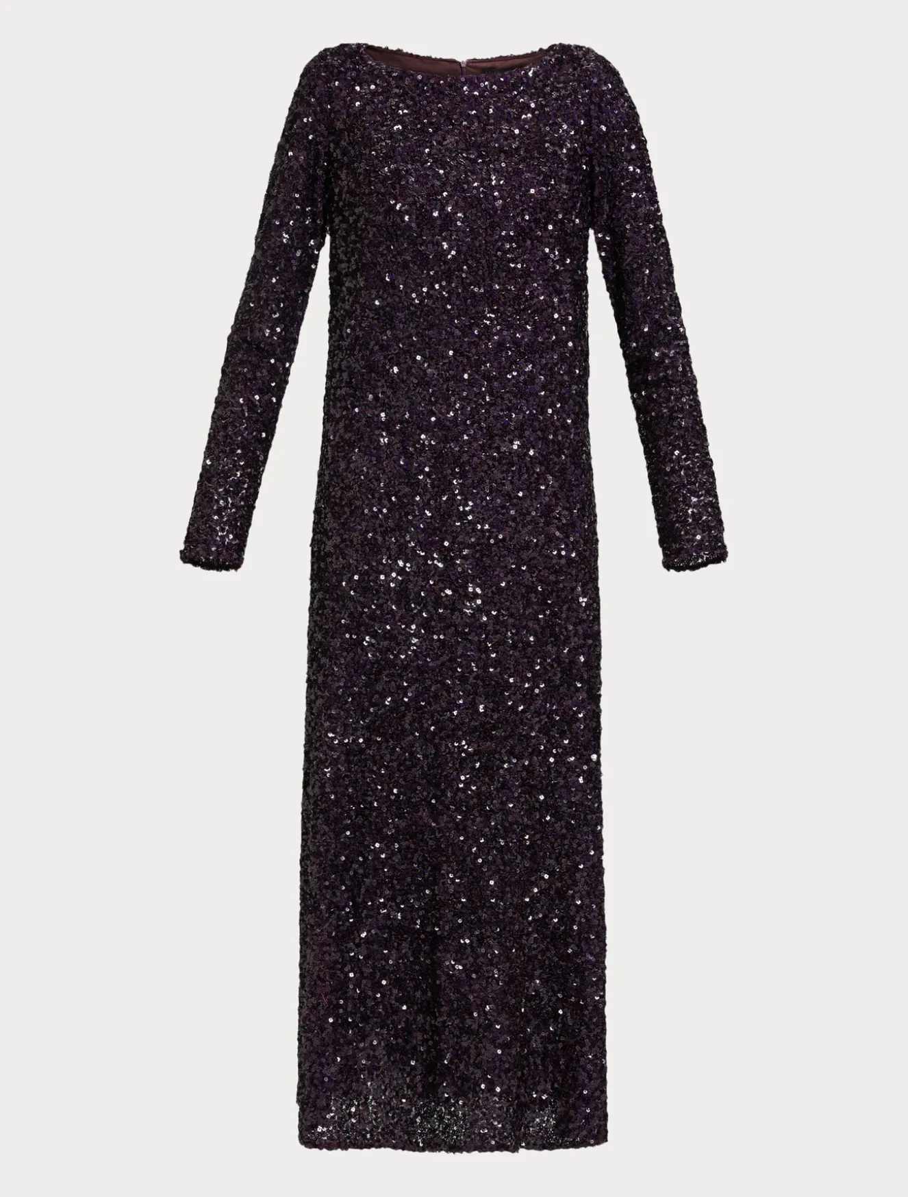 Abito lungo in full paillettes