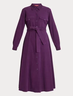 Abito lungo in velluto