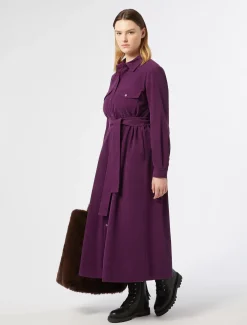 Abito lungo in velluto