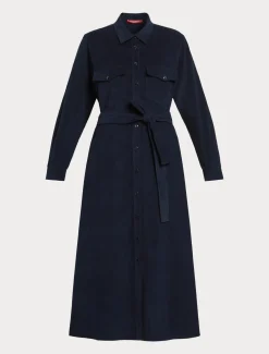 Abito lungo in velluto