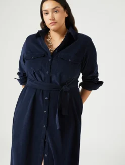 Abito lungo in velluto