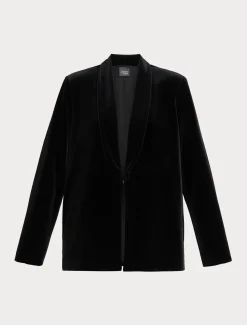 Blazer in ciniglia stretch