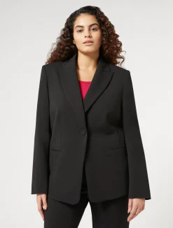 Blazer in jersey stretch
