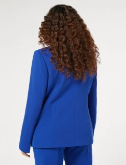 Blazer in jersey stretch