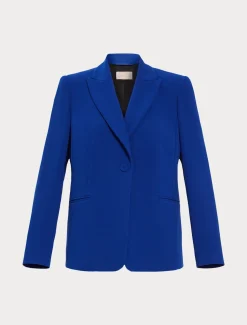 Blazer in jersey stretch