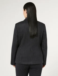 Blazer in tessuto punto Milano