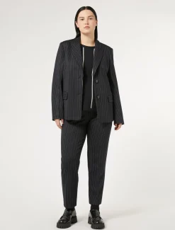 Blazer in tessuto punto Milano