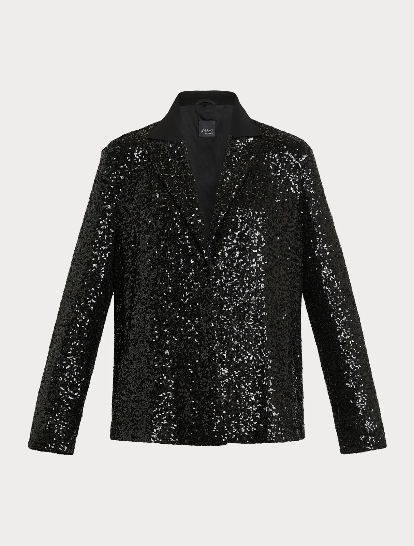 Blazer in tessuto tecnico e paillettes