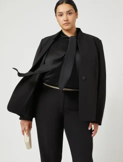 Blazer in tessuto tecnico