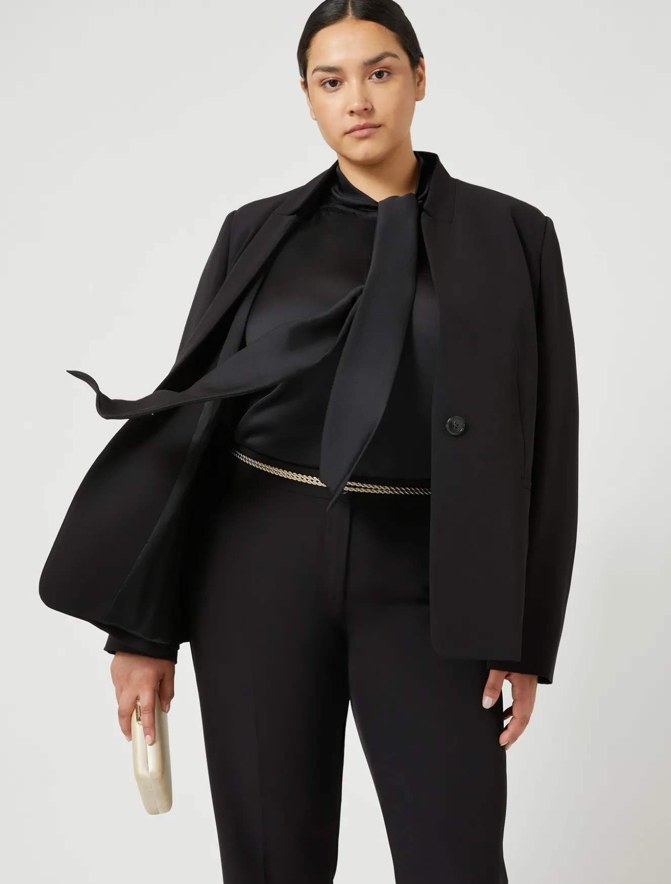 Blazer in tessuto tecnico