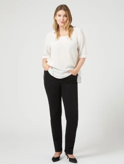 Blusa in crêpe de Chine di seta