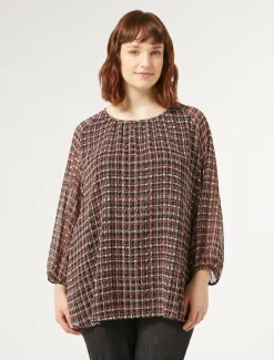 Blusa in georgette stampata