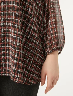 Blusa in georgette stampata