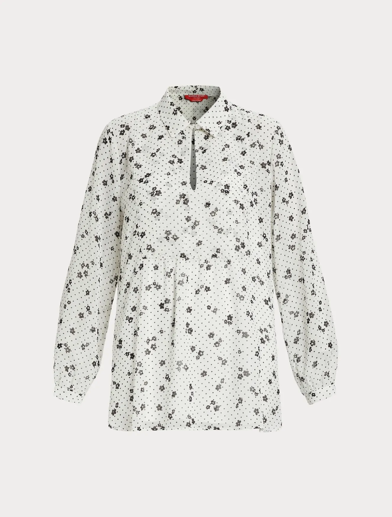 Blusa in georgette stampata