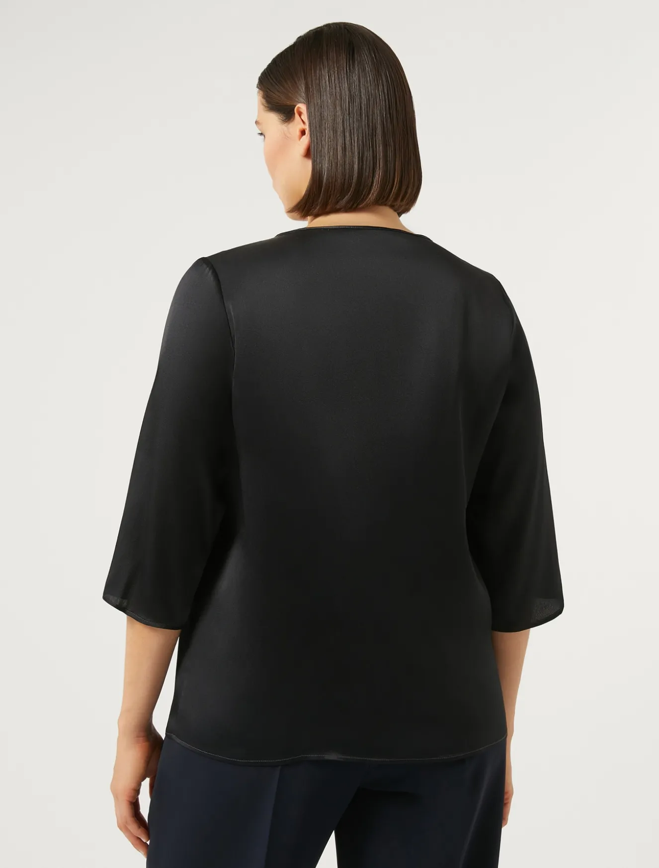 Blusa in misto seta