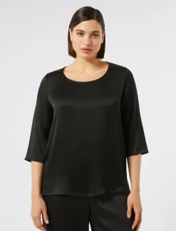 Blusa in misto seta