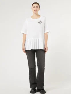 Blusa in popeline di cotone