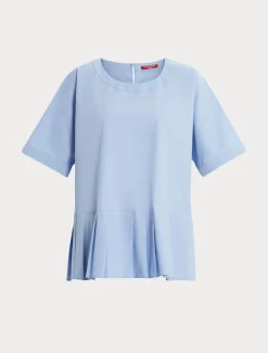 Blusa in popeline di cotone