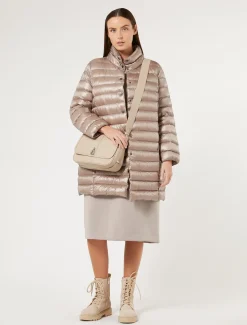 Borsa a tracolla in tessuto spalmato