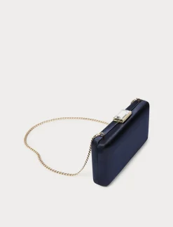 Borsa clutch in raso