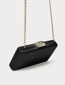 Borsa clutch in raso
