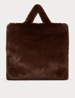 Borsa shopper con texture soffice