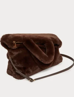 Borsa shopper con texture soffice