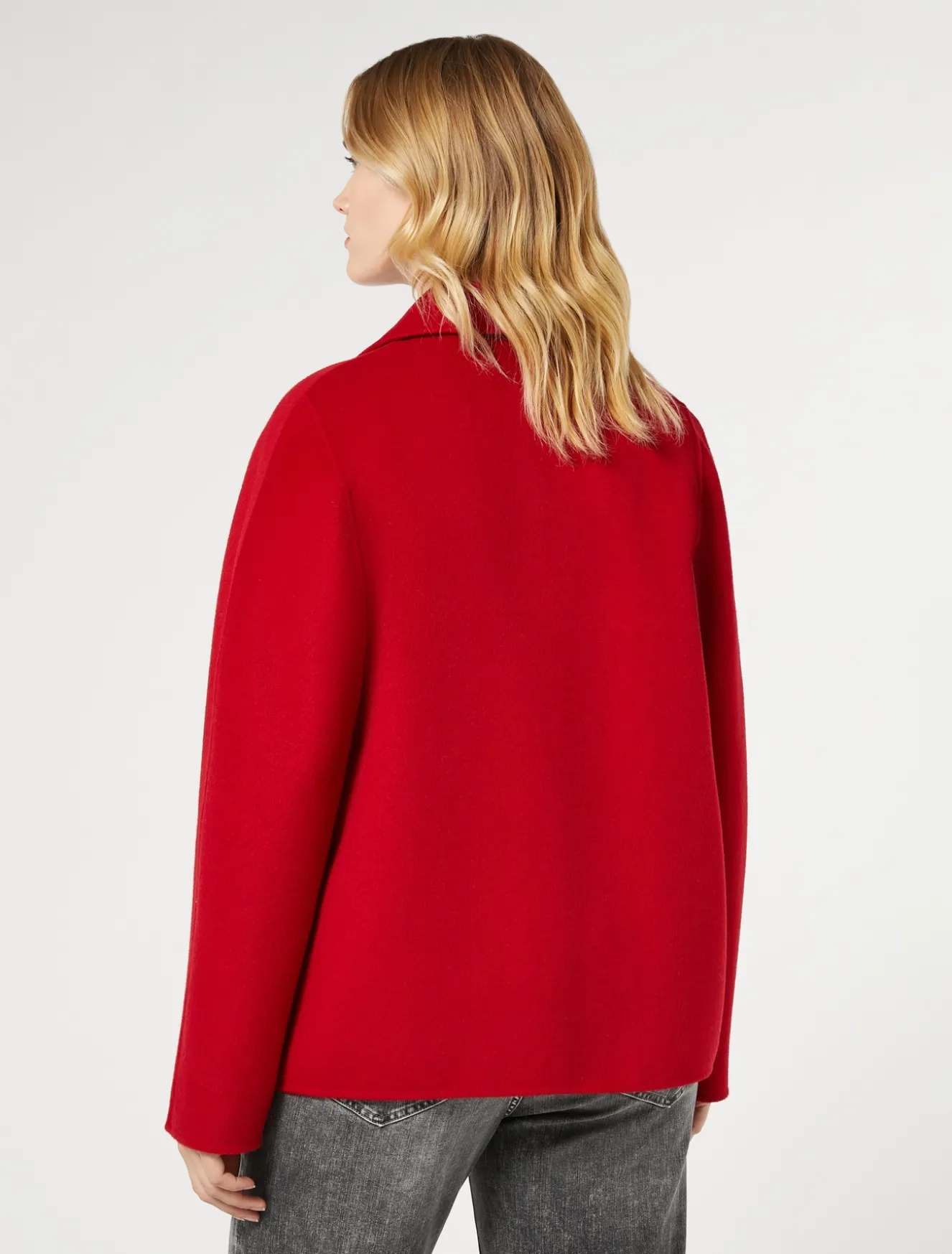 Caban in double di lana