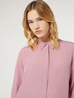 Camicia in acetato e seta