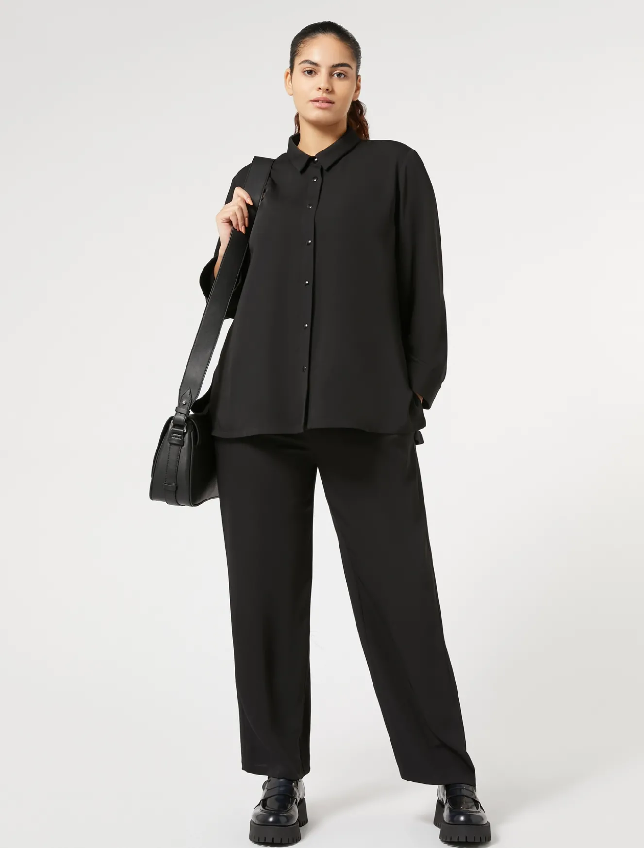 Camicia in cady leggero