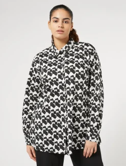 Camicia in cotone stampato