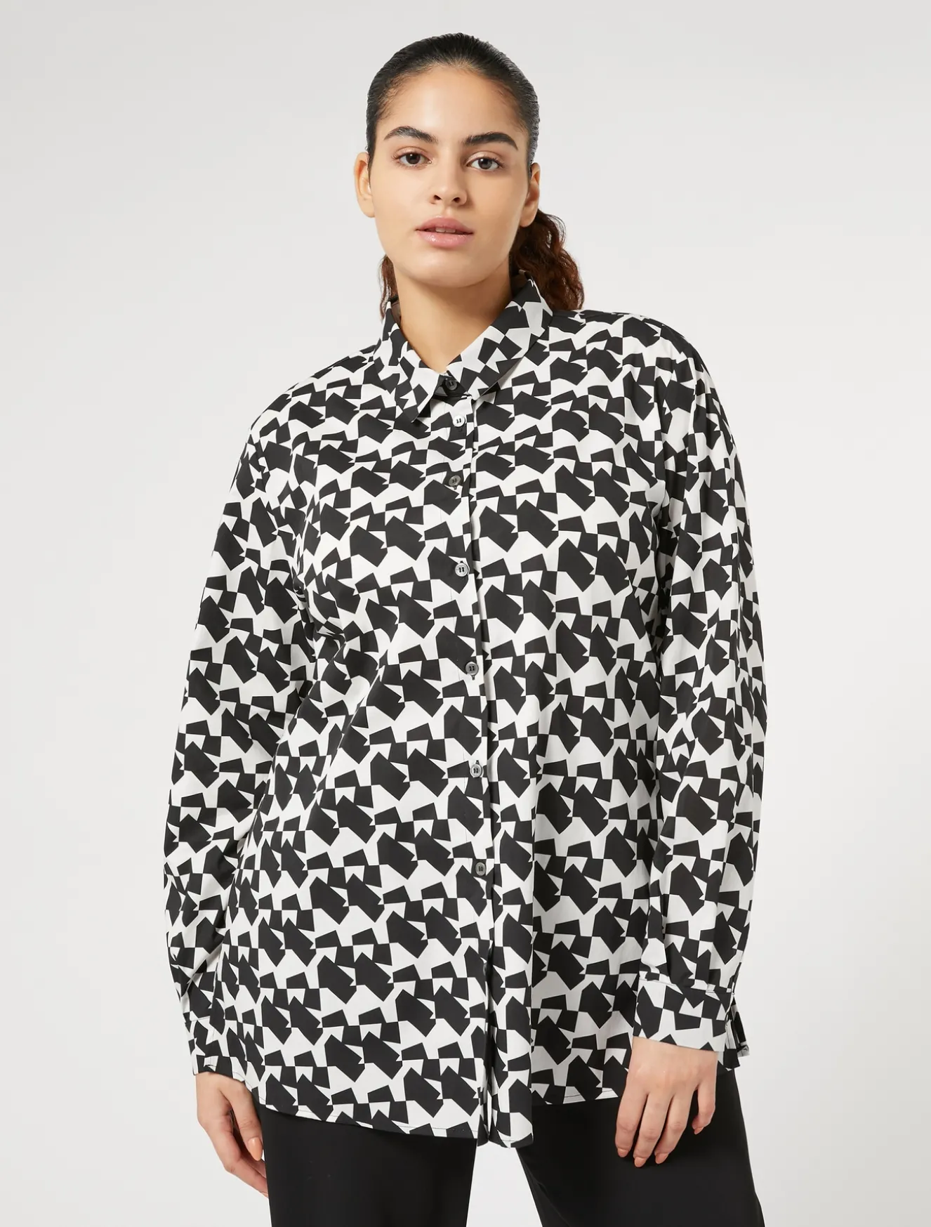 Camicia in cotone stampato