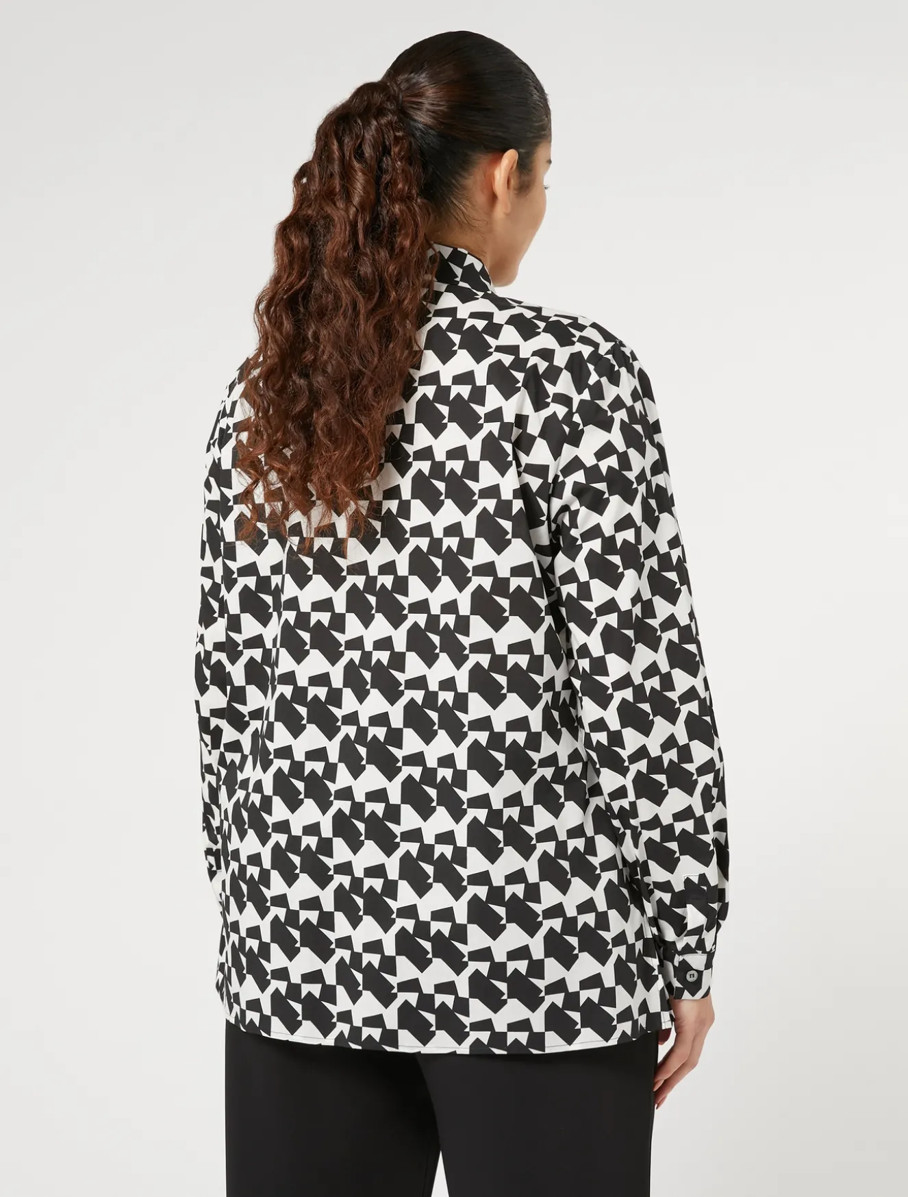 Camicia in cotone stampato