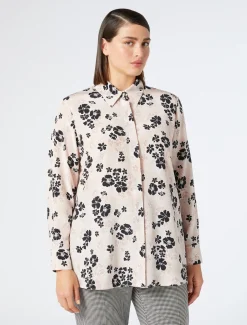 Camicia in crêpe de Chine di seta