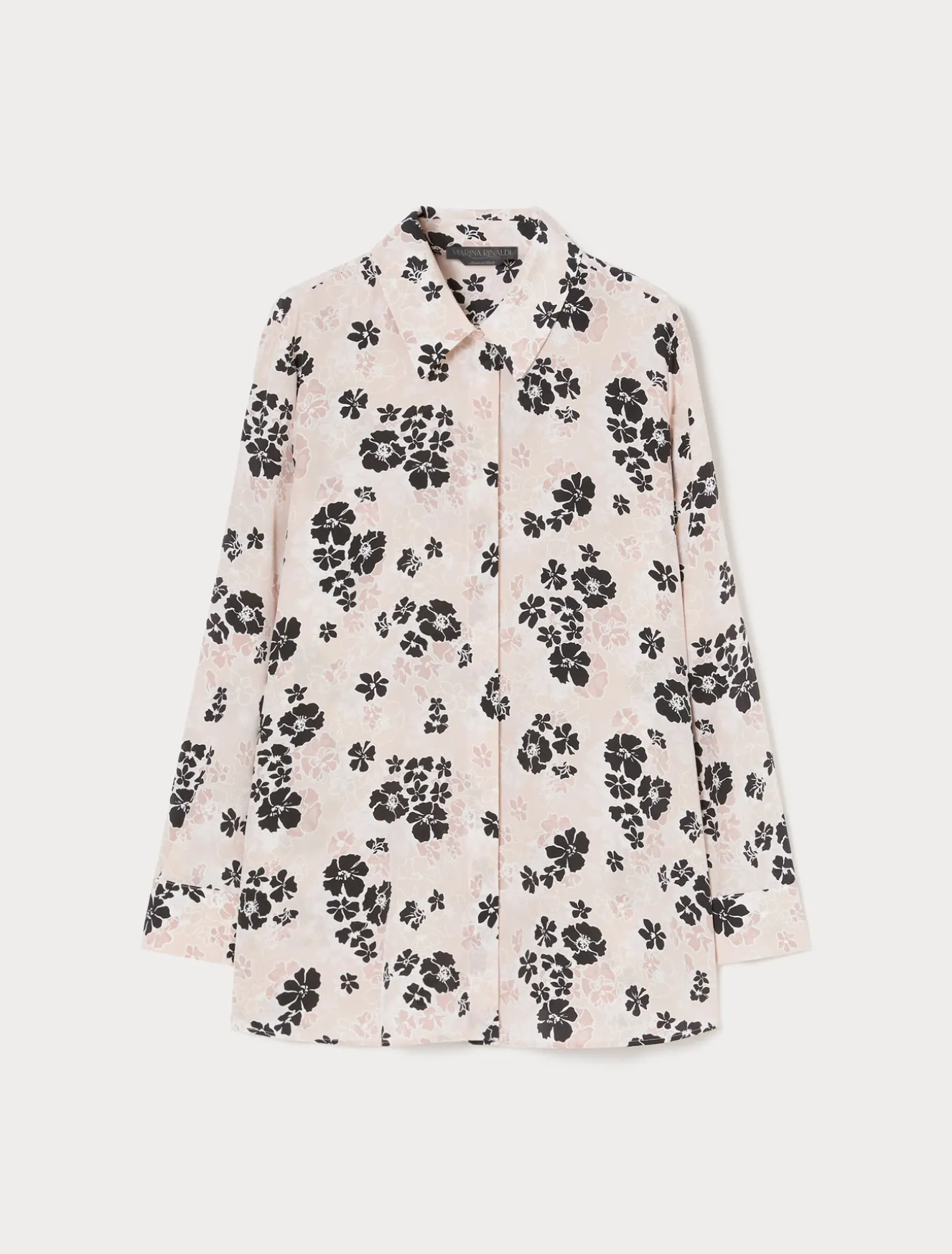 Camicia in crêpe de Chine di seta