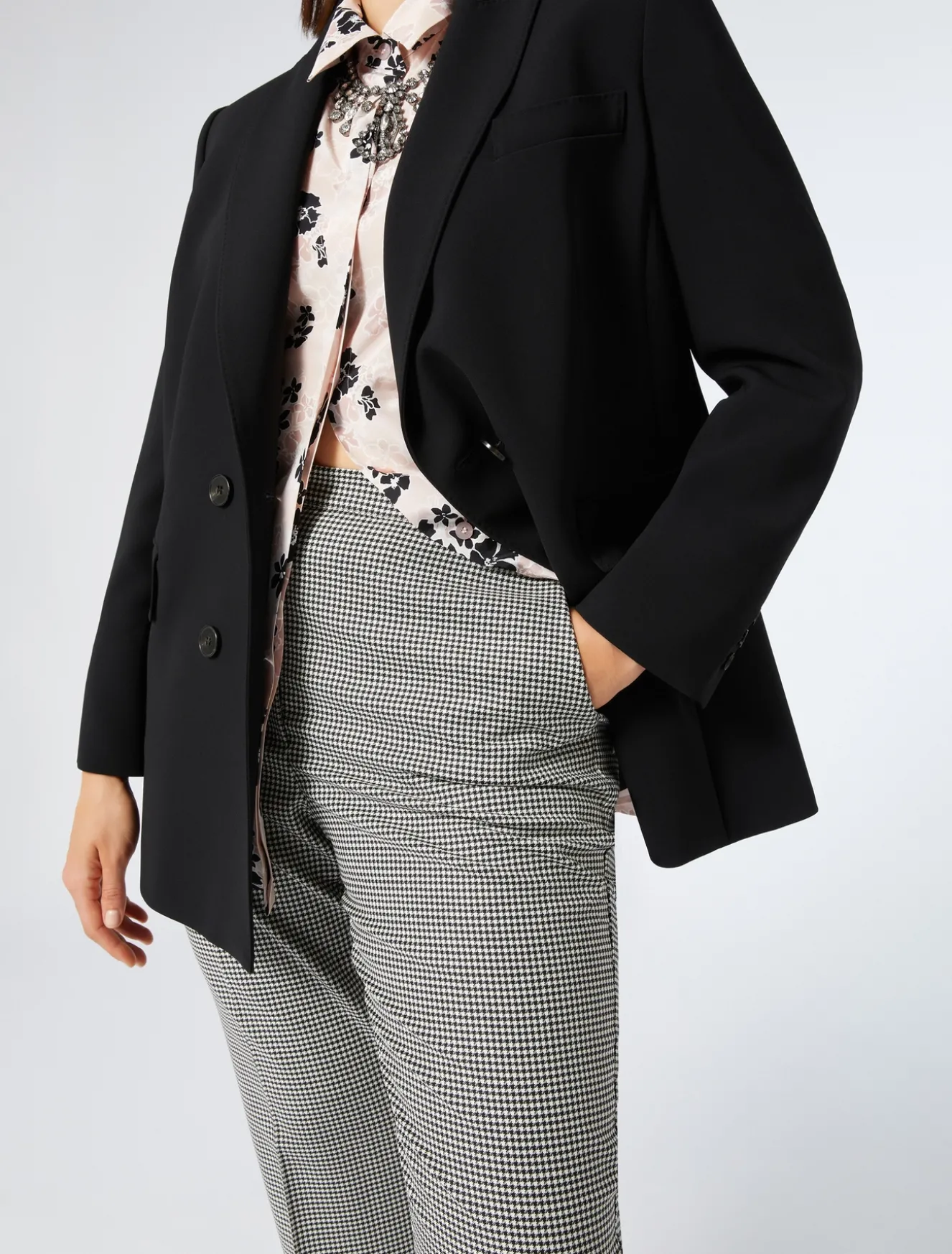 Camicia in crêpe de Chine di seta