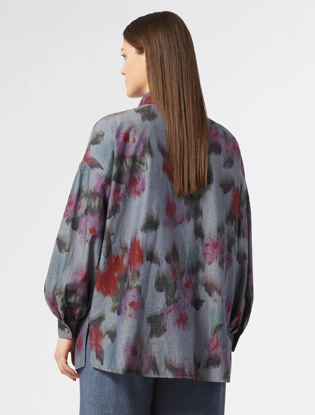 Camicia in denim chambray