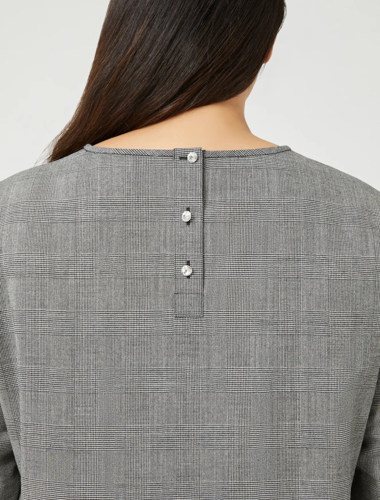 Camicia in foulé di lana