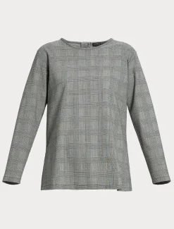 Camicia in foulé di lana