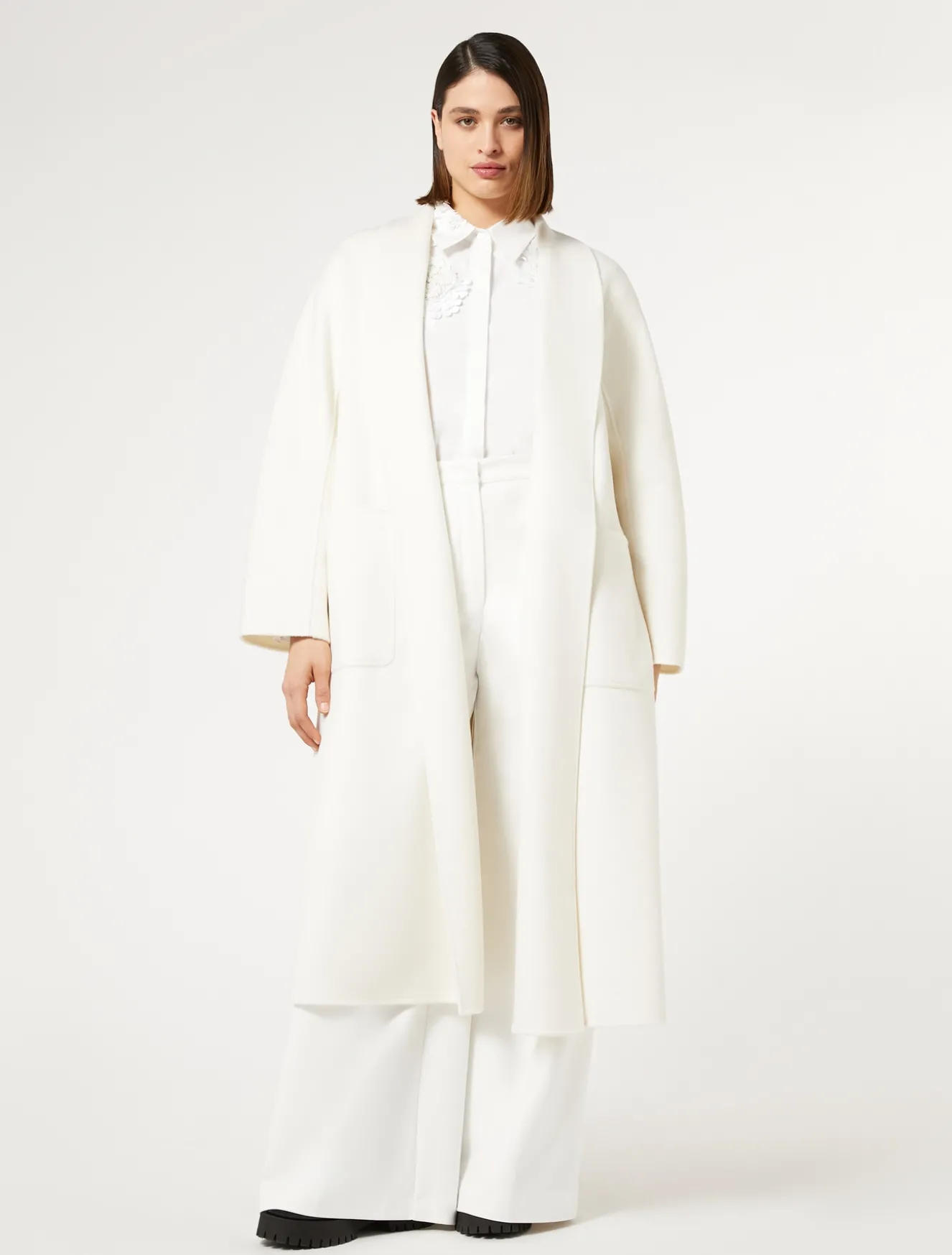 Camicia in popeline con paillettes