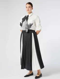 Camicia in popeline con stampa