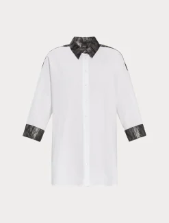 Camicia in popeline di cotone