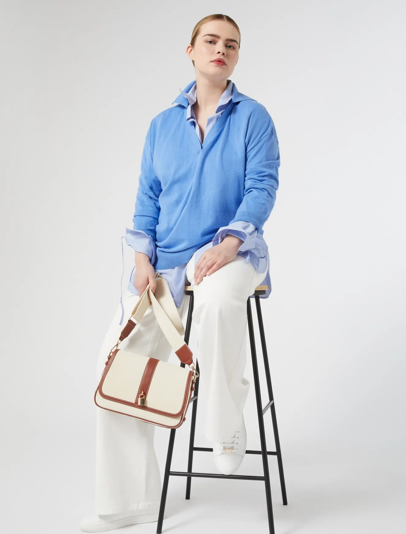 Camicia in popeline di cotone