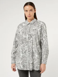 Camicia in popeline di cotone