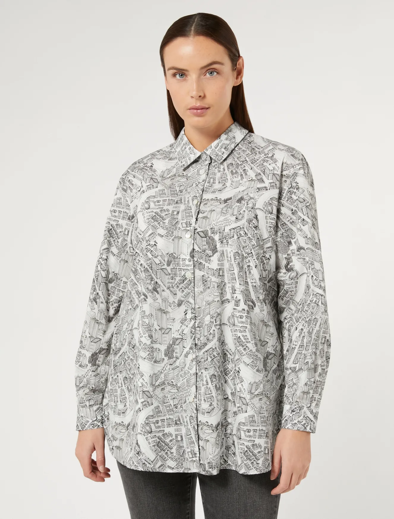 Camicia in popeline di cotone