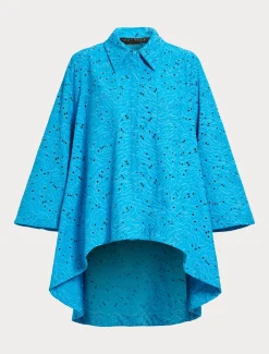 Camicia in popeline sangallo