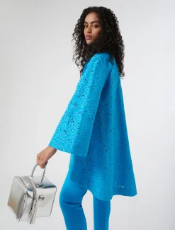 Camicia in popeline sangallo