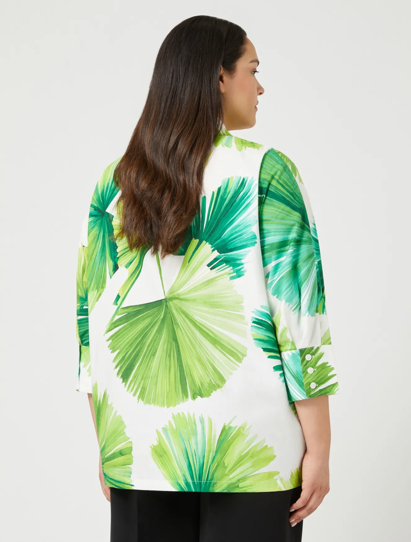 Camicia in popeline stampato